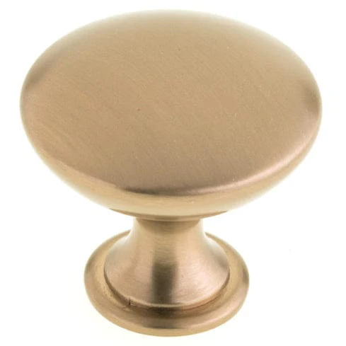 Contemporary Knob, 31/32" D, Champagne Bronze