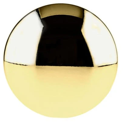 Contemporary Knob - 31/32" D - Satin Gold - Image 2