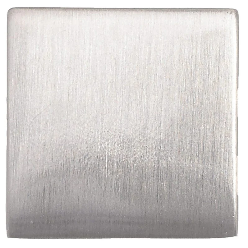 Contemporary Knob, 31/32" x 31/32", Brushed Nickel - Image 2