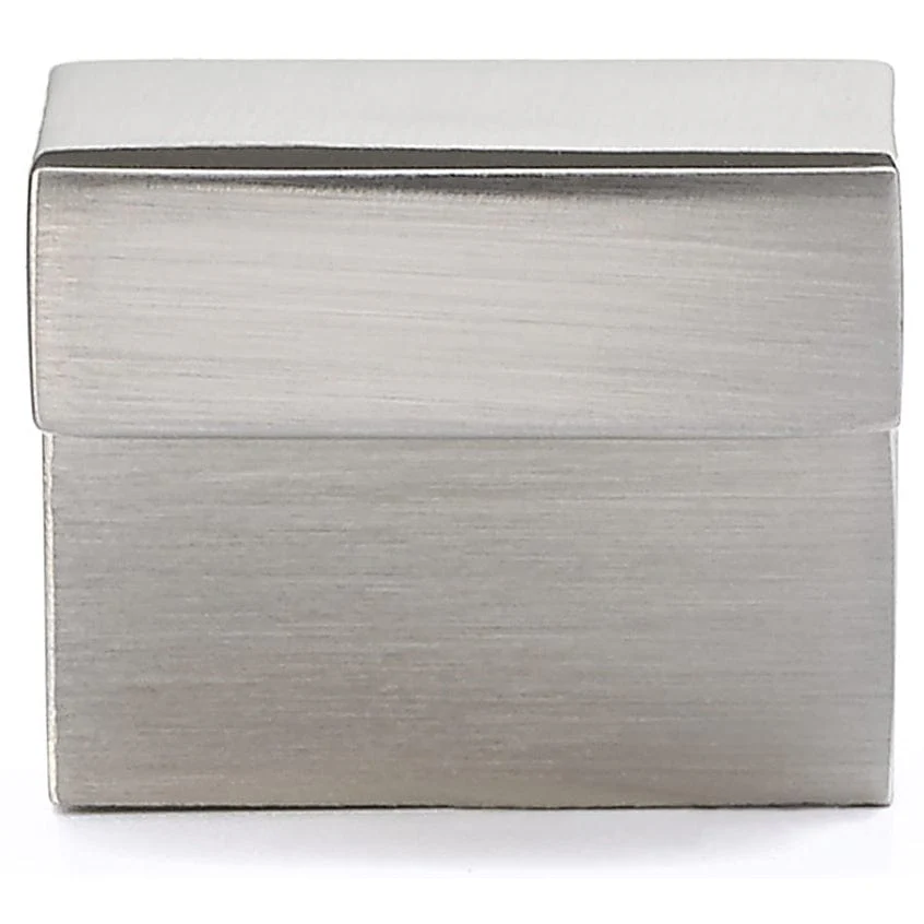 Contemporary Knob, 31/32" x 31/32", Brushed Nickel - Image 3