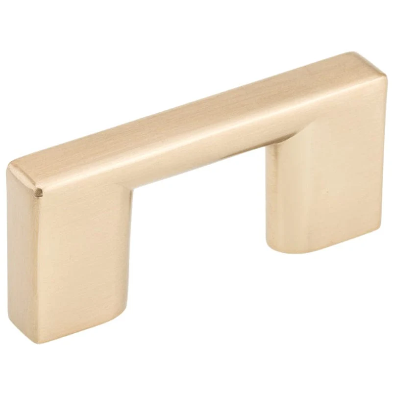 Contemporary Pull, 1-1/4" Center-to-Center, Champagne Bronze