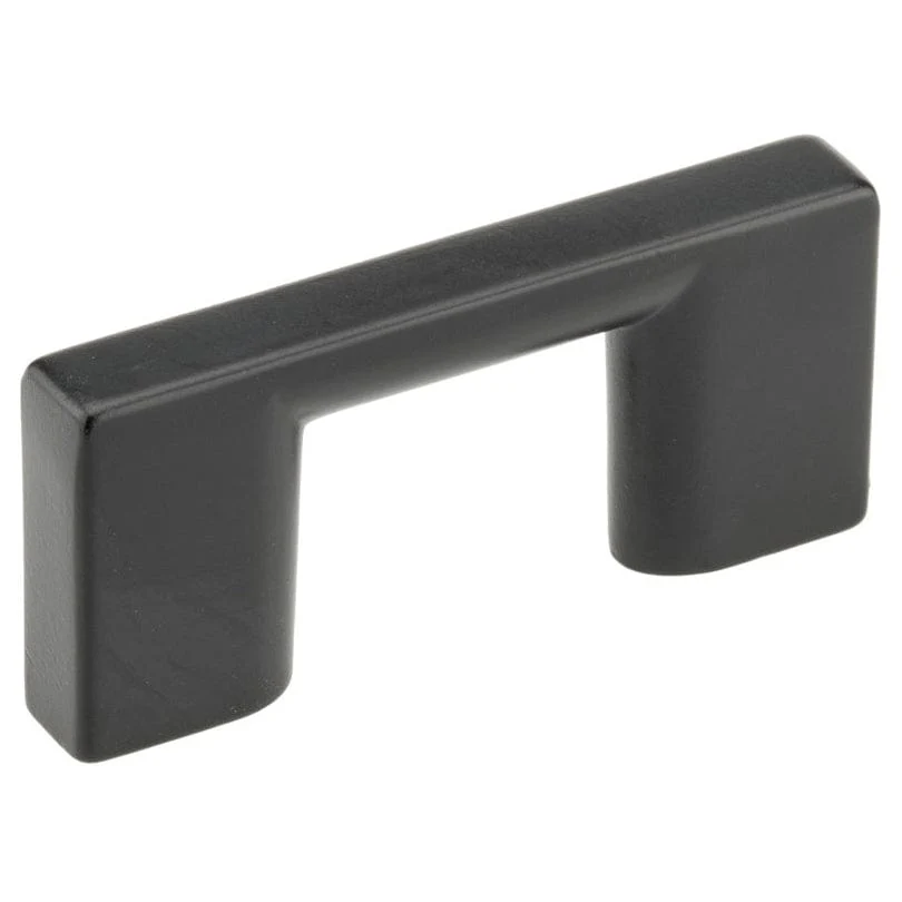 Contemporary Pull, 1-1/4" Center-to-Center, Matte Black