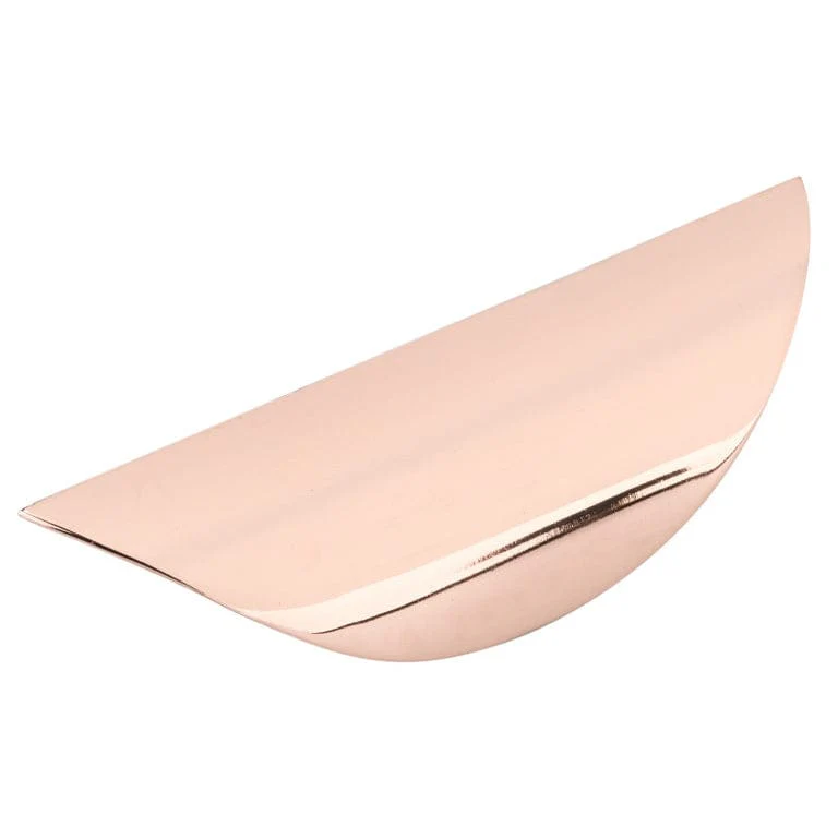 Contemporary Pull - 1-1/4" Center-to-Center - Polished Copper