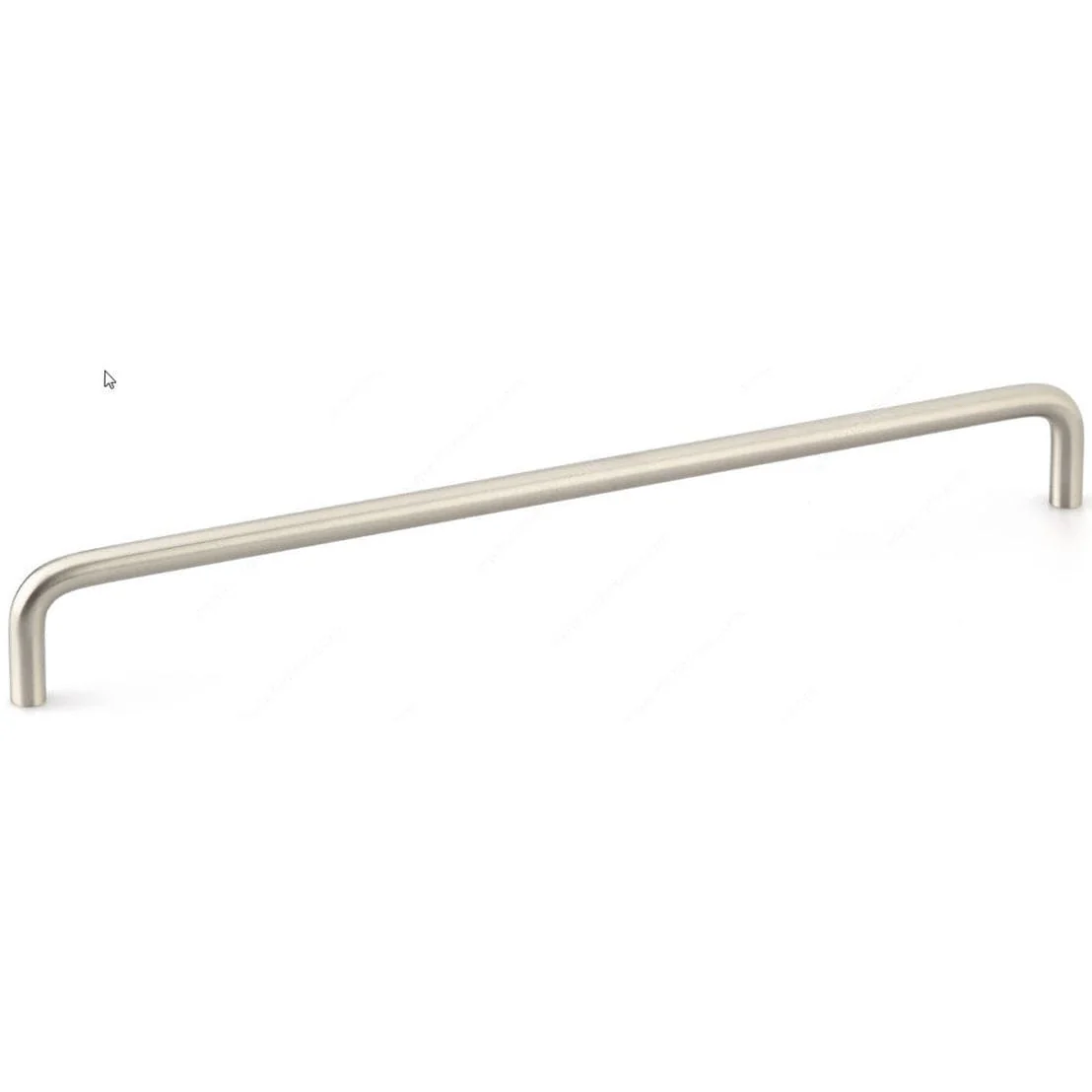 Contemporary Pull, 10-1/8" Center-to-Center, Brushed Nickel