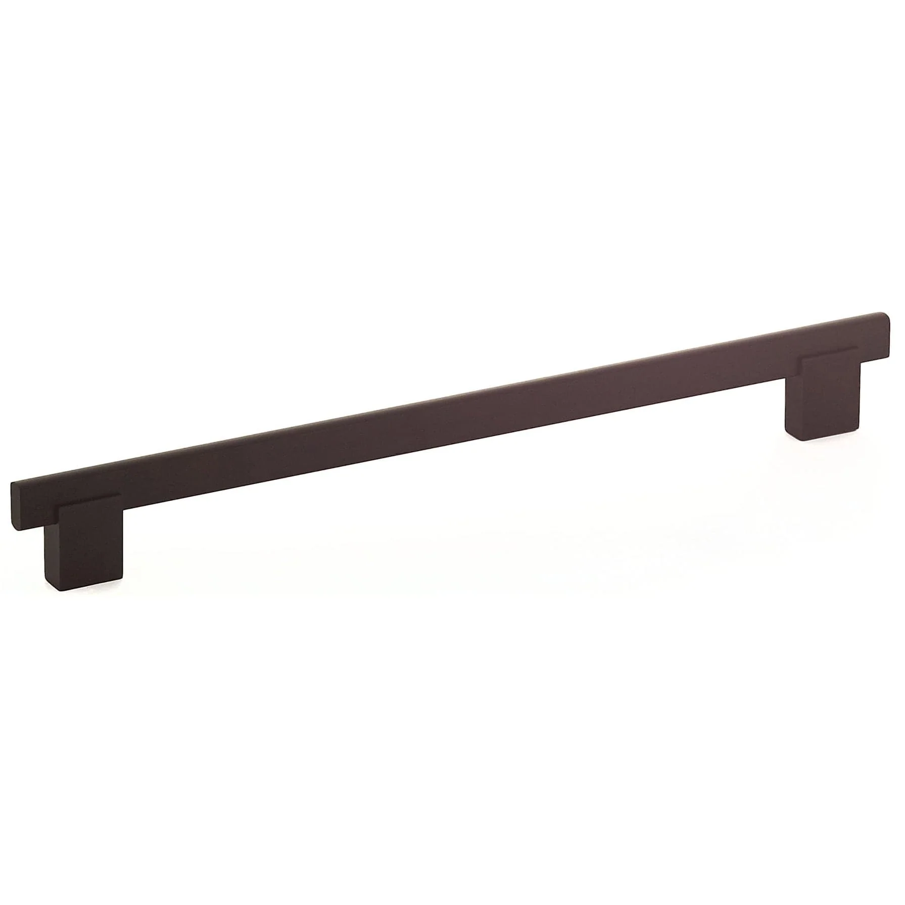 Contemporary Pull, 10-1/8" Center-to-Center, Matte Black