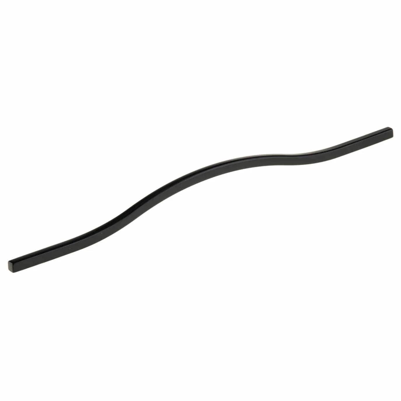 Contemporary Pull, 11-3/8" Center-to-Center, Matte Black