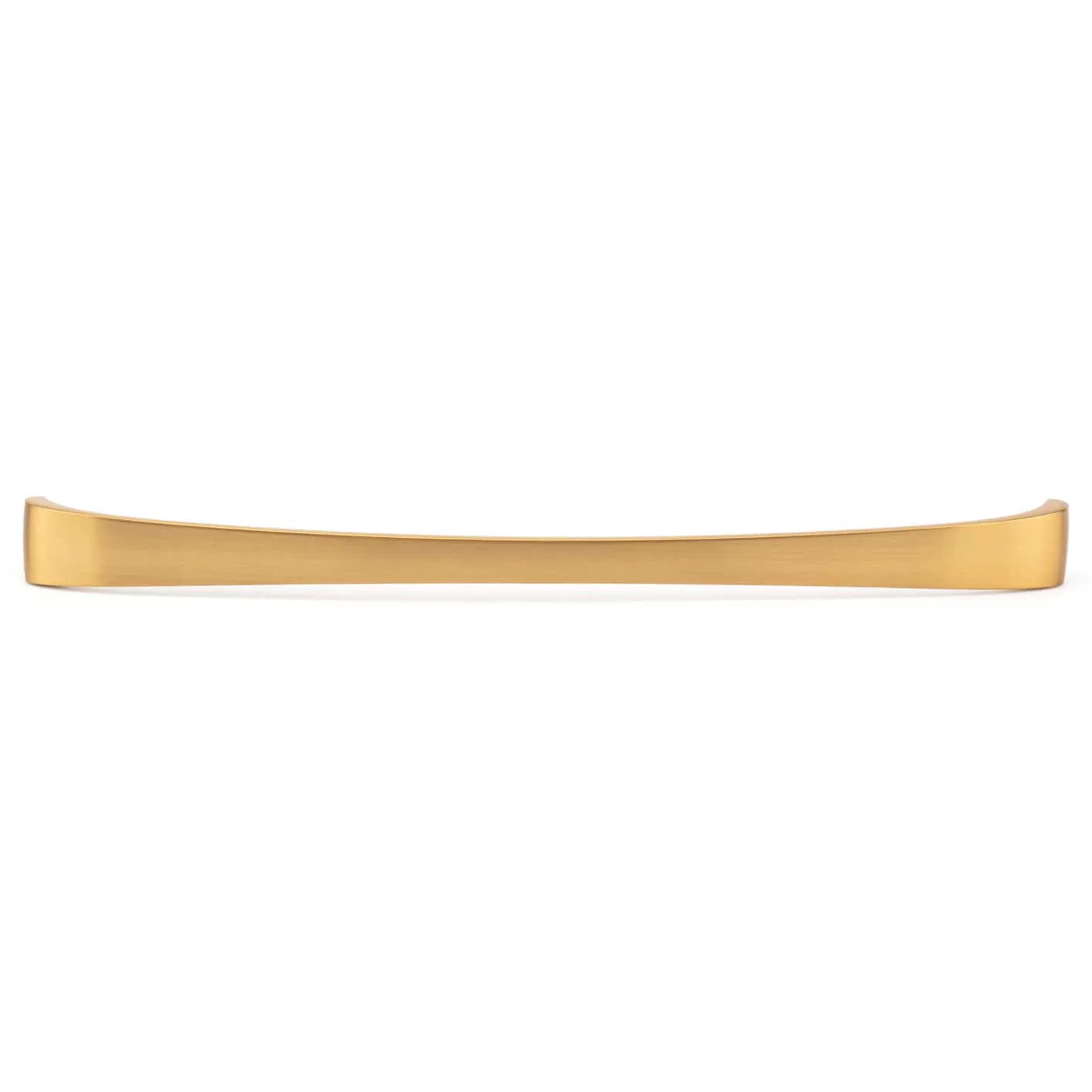 Modern Drawer Pull - Brushed Aurum Gold - 12-5/8" Center-to-Center x 13-1/8" L - Image 2