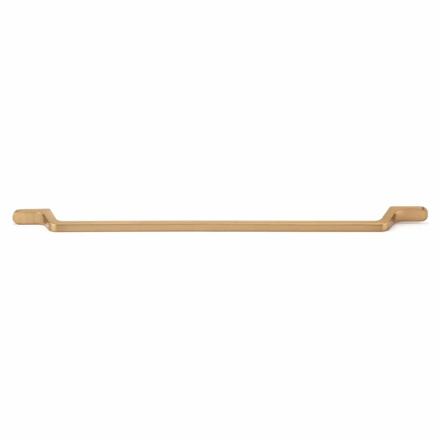 Sleek Contemporary Pull - Brushed Aurum Gold - 12-5/8" Center-to-Center x 15-1/4" L - Image 2