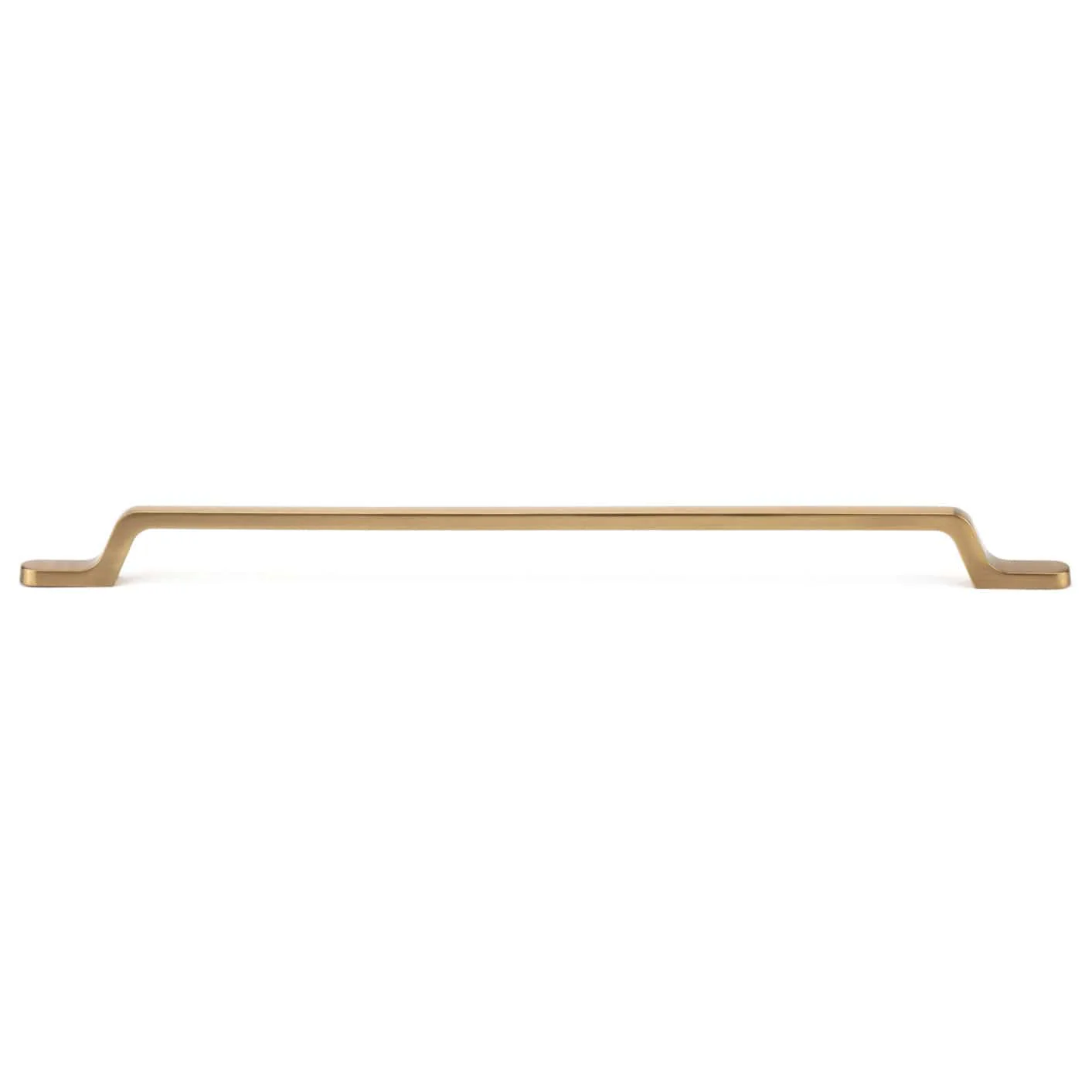 Sleek Contemporary Pull - Brushed Aurum Gold - 12-5/8" Center-to-Center x 15-1/4" L - Image 3