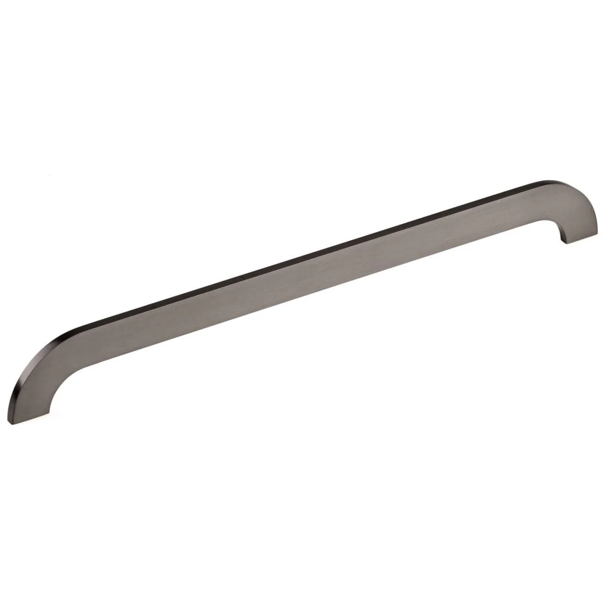 Contemporary Pull, 12-5/8" Center-to-Center, Brushed Black Nickel
