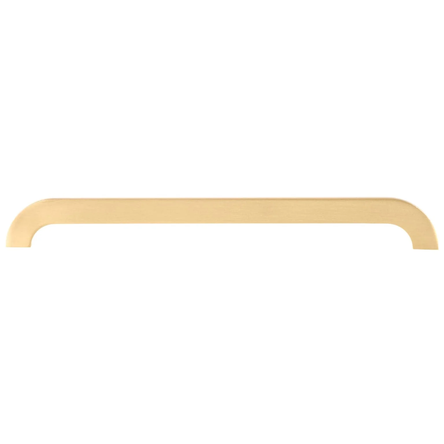 Contemporary Pull - 12-5/8" Center-to-Center - 1/4" W x 13-3/8" L - Brushed Gold - Image 3