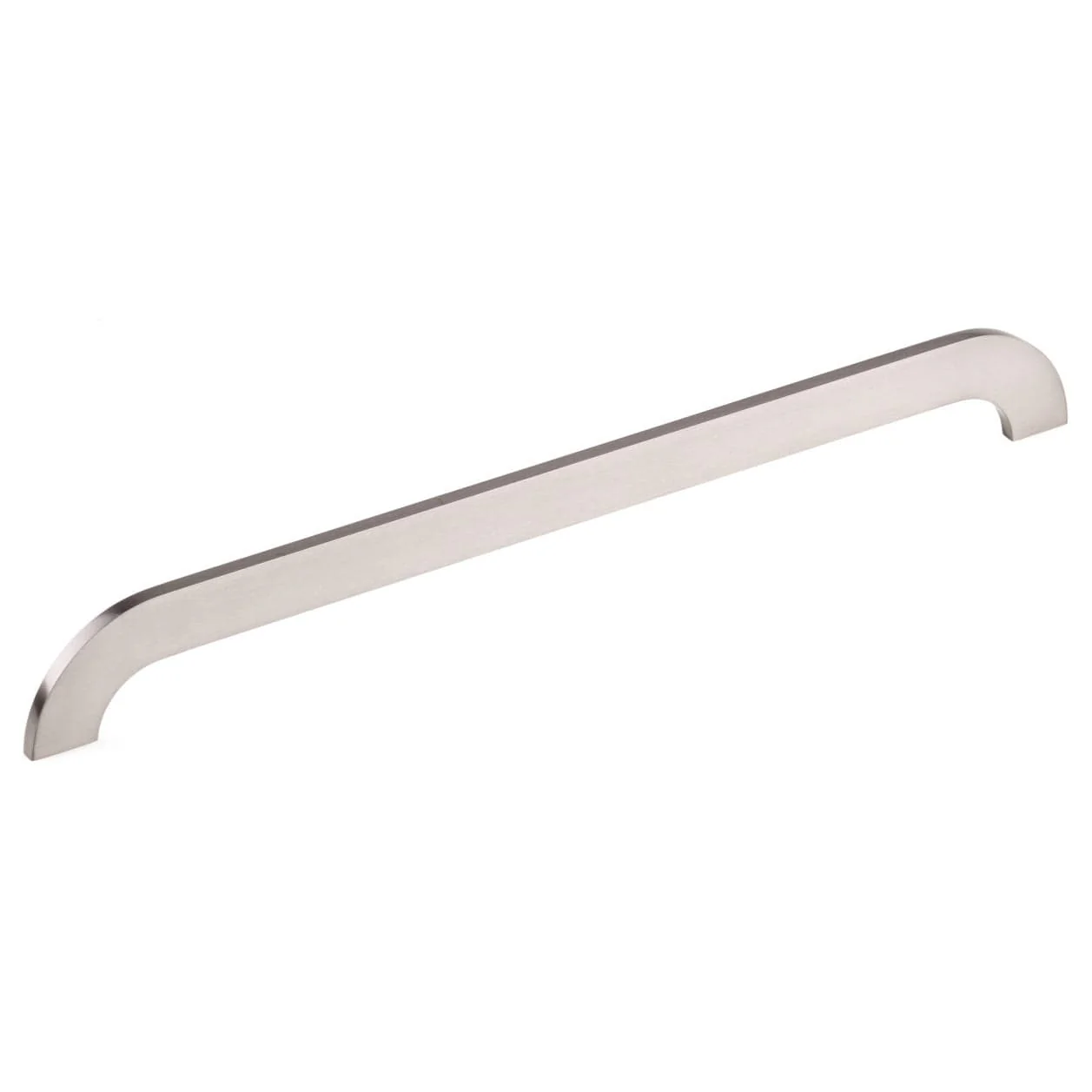 Contemporary Pull, 12-5/8" Center-to-Center, Brushed Nickel