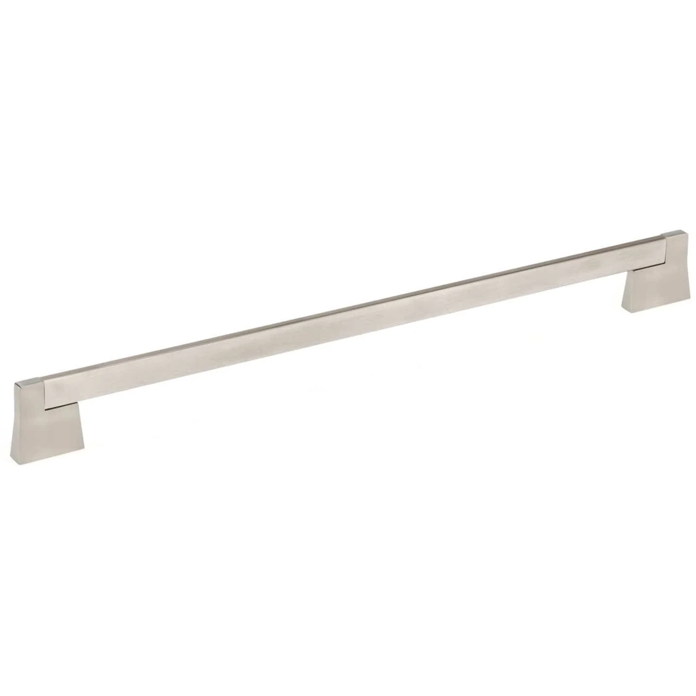 Contemporary Pull, 12-5/8" Center-to-Center, Brushed Nickel