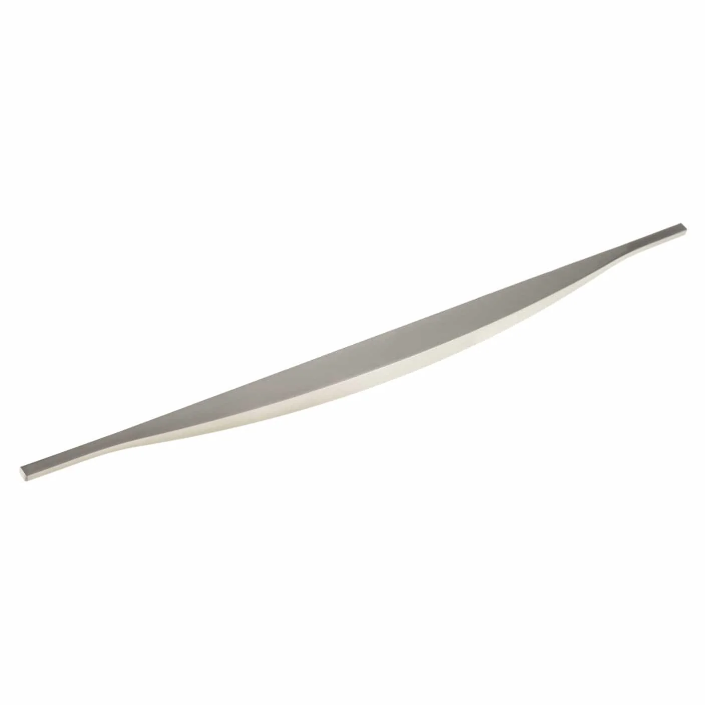 Contemporary Pull - 12-5/8" Center-to-Center - 19/32" W x 20-7/8" L - Brushed Nickel