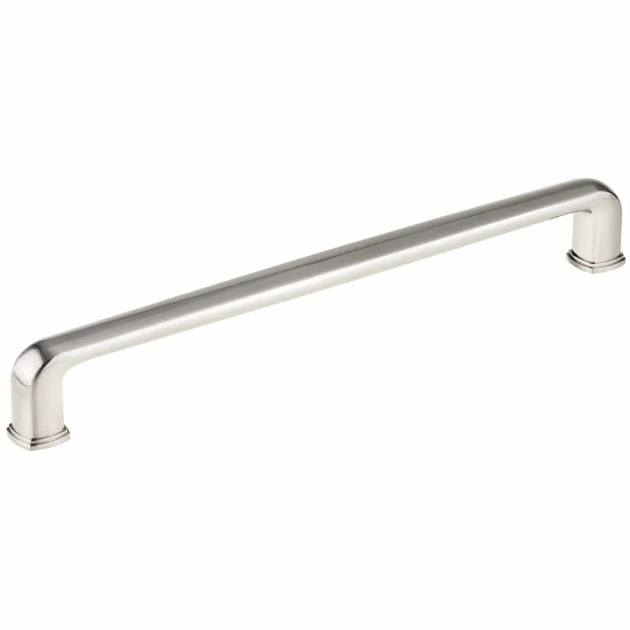 Contemporary Pull, 12-5/8" Center-to-Center, Brushed Nickel, 1 Pair