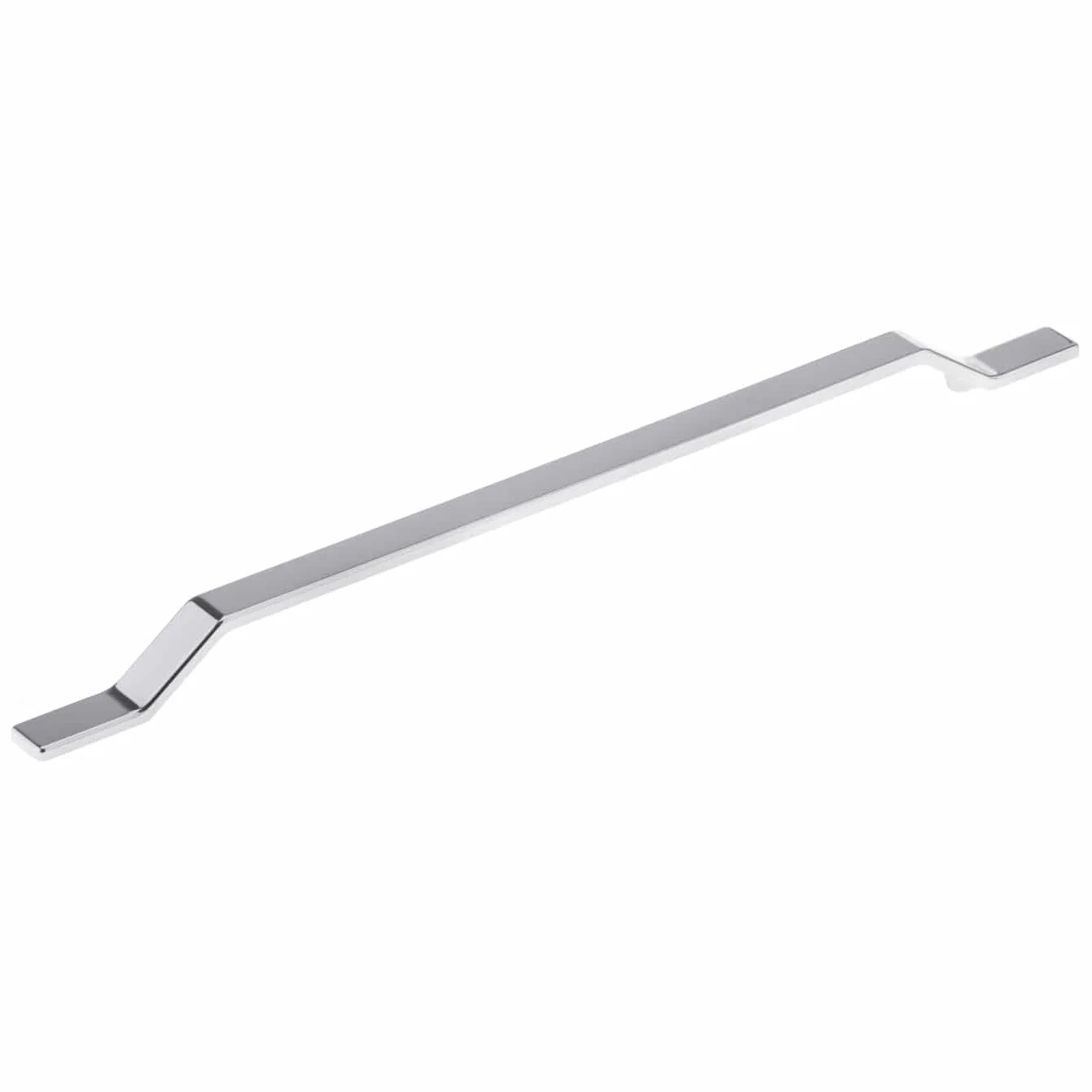 Contemporary Pull, 12-5/8" Center-to-Center, Chrome