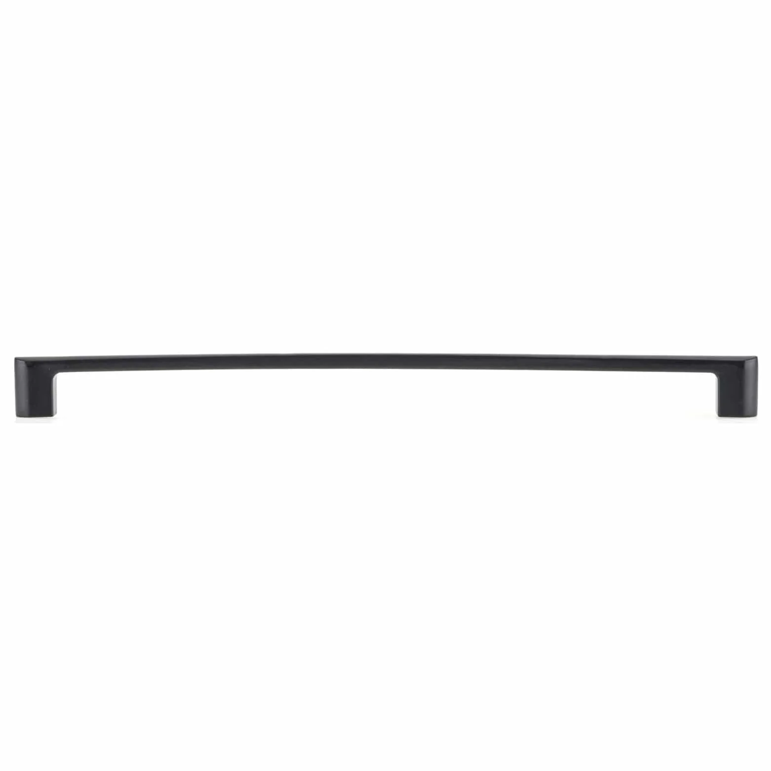 Contemporary Pull - 12-5/8" Center-to-Center - 9/32" W x 13-1/4" L - Matte Black - Image 3