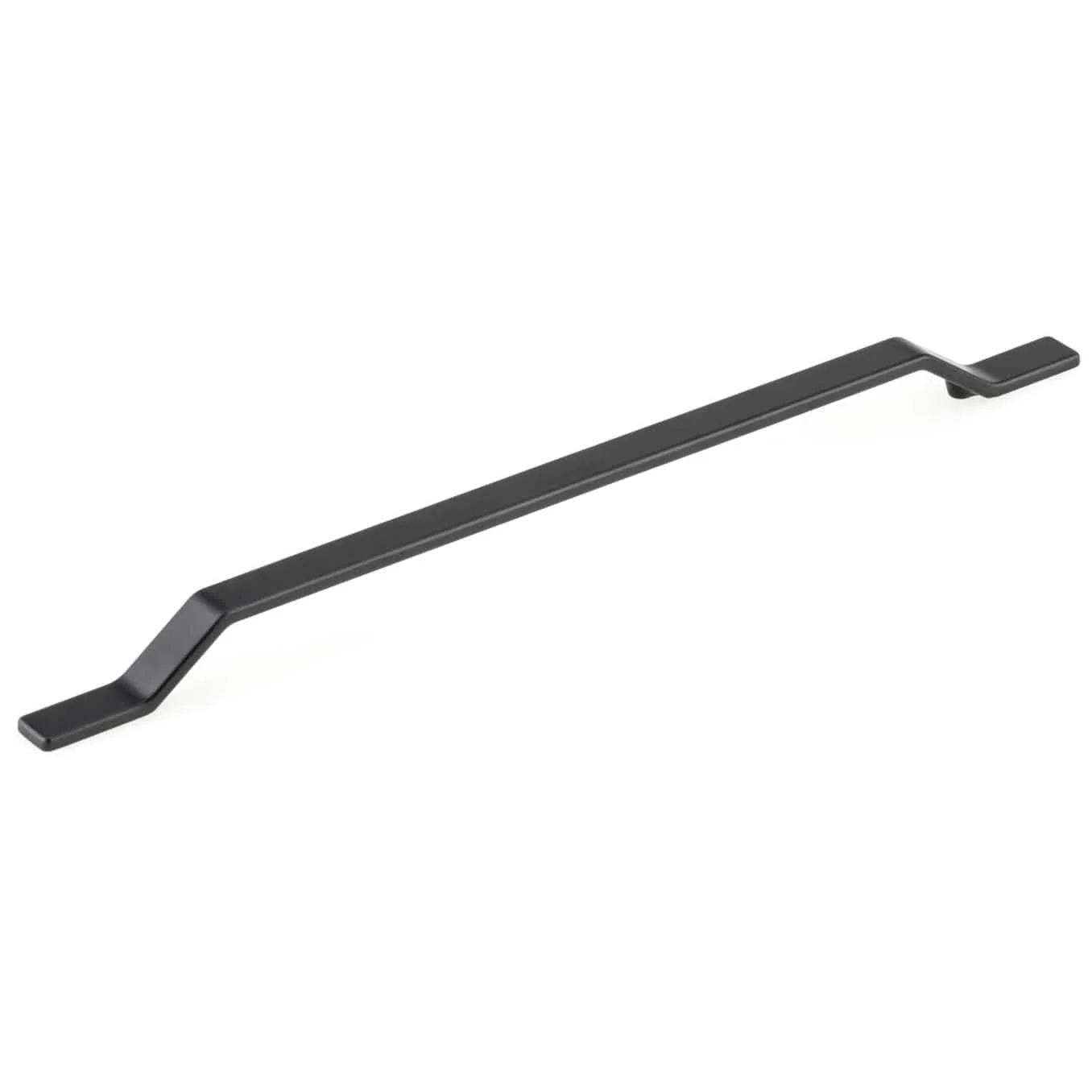 Contemporary Pull, 12-5/8" Center-to-Center, Matte Black