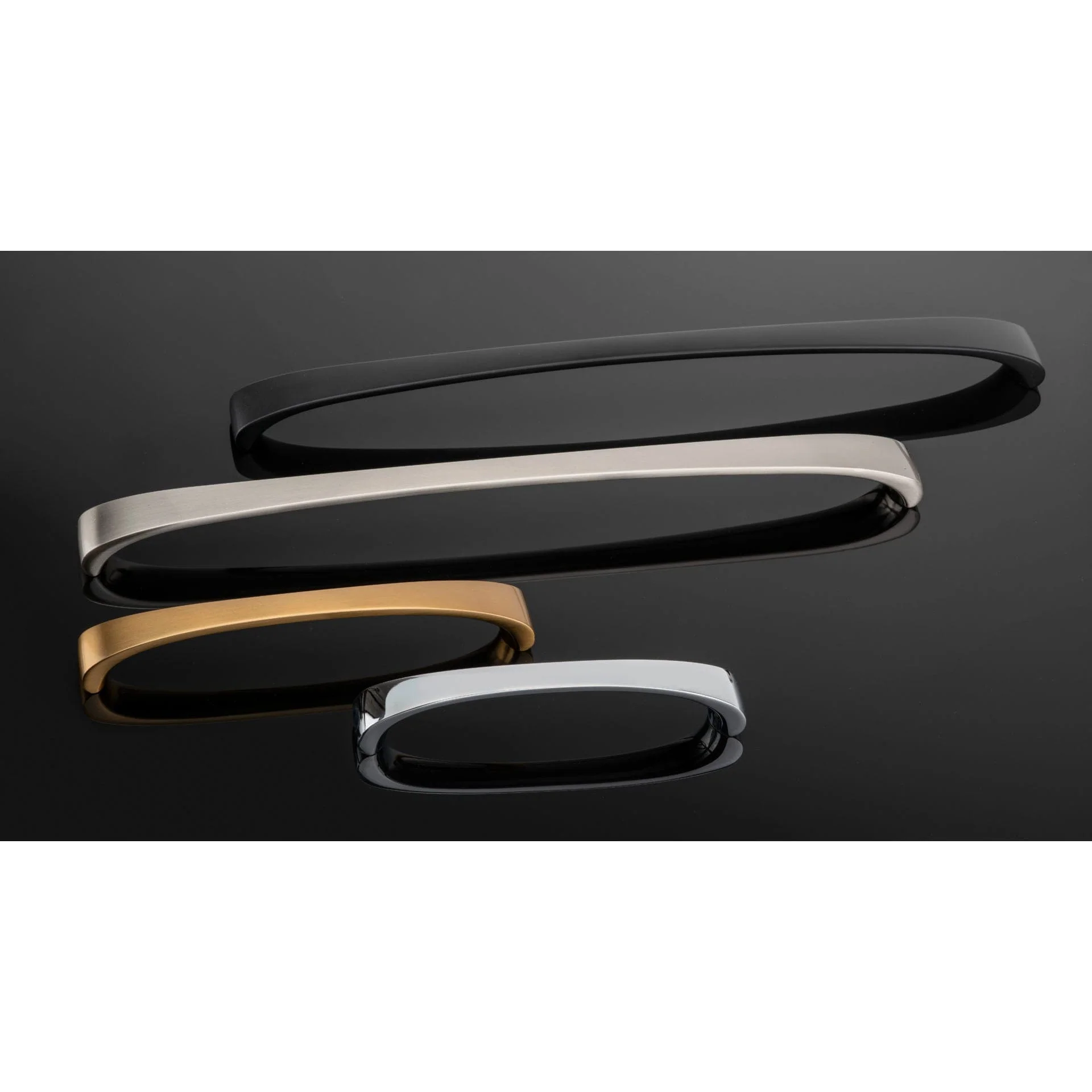 Contemporary Pull, 12-5/8" Center-to-Center, Matte Black - Image 4