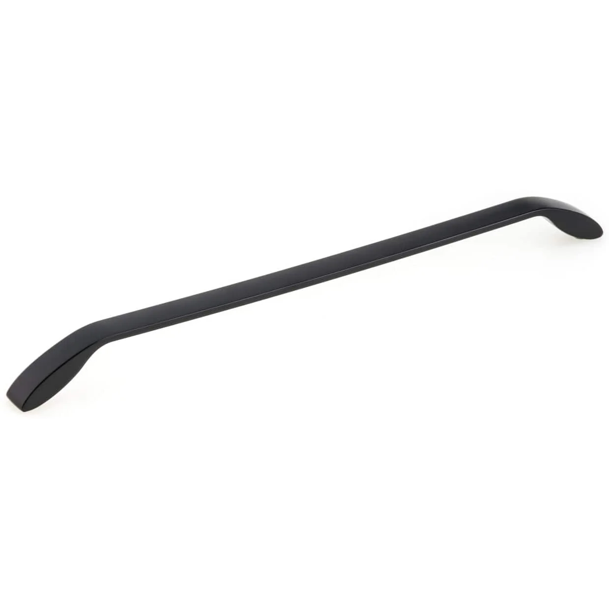 Contemporary Pull, 12-5/8" Center-to-Center, Matte Black