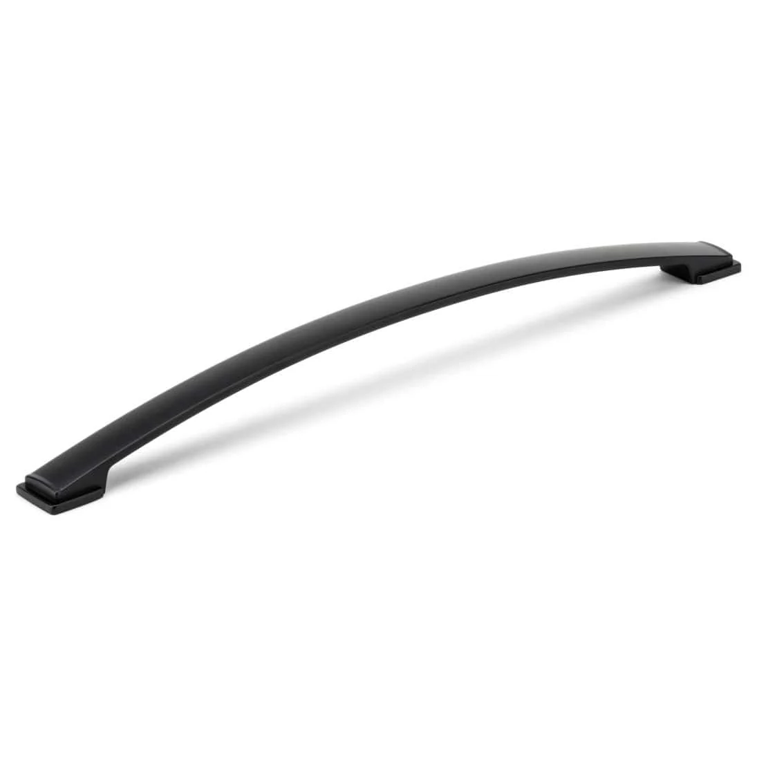 Contemporary Pull, 12-5/8" Center-to-Center, Matte Black