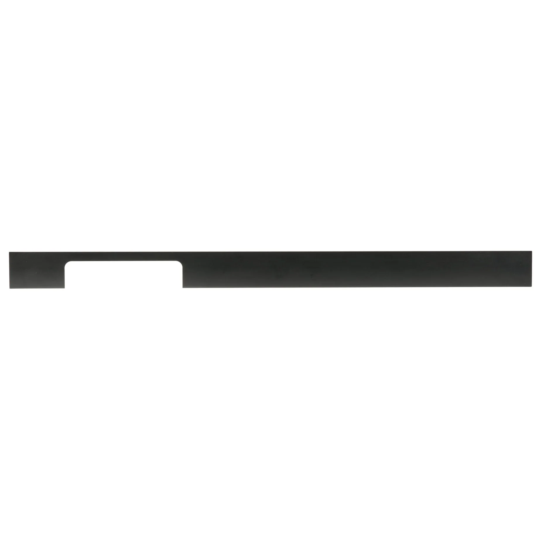 Contemporary Pull, 12-5/8" Center-to-Center, Matte Black - Image 3