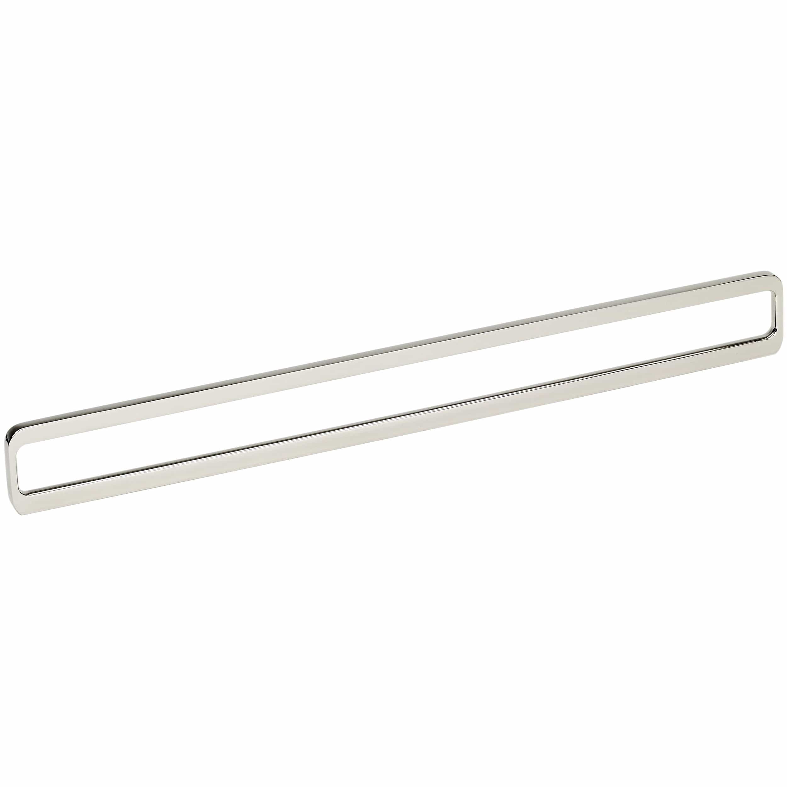 Contemporary Pull, 12-5/8" Center-to-Center, Polished Nickel