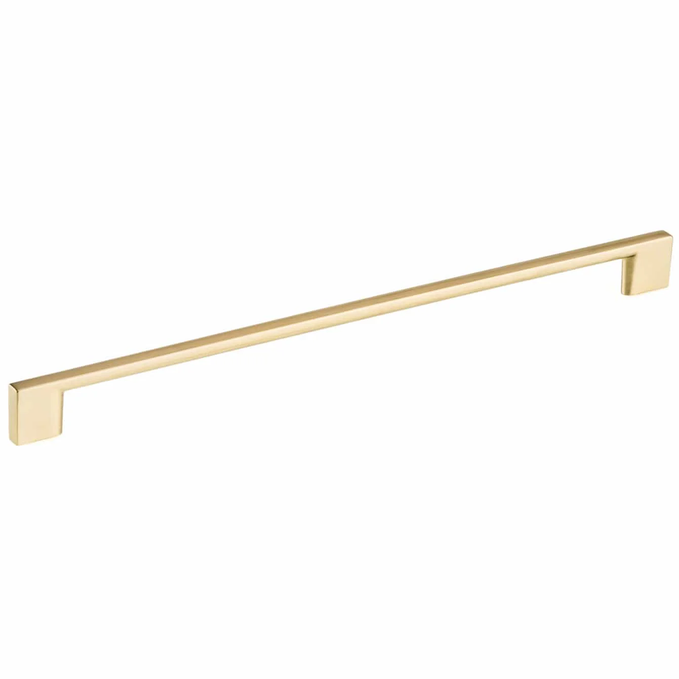 Contemporary Pull - 12-5/8" Center-to-Center - Satin Brass