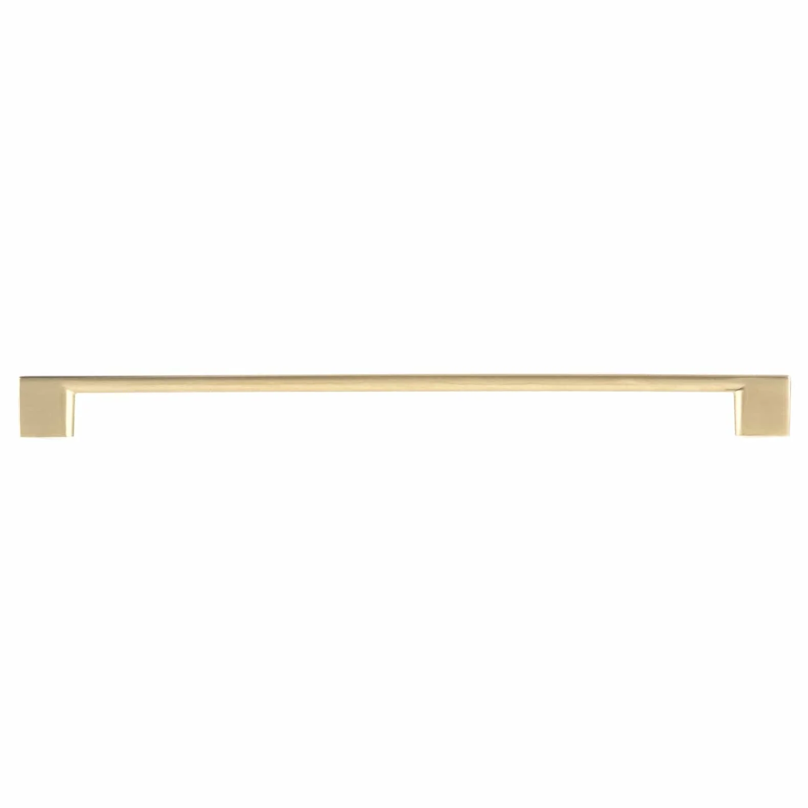 Contemporary Pull - 12-5/8" Center-to-Center - Satin Brass - Image 3