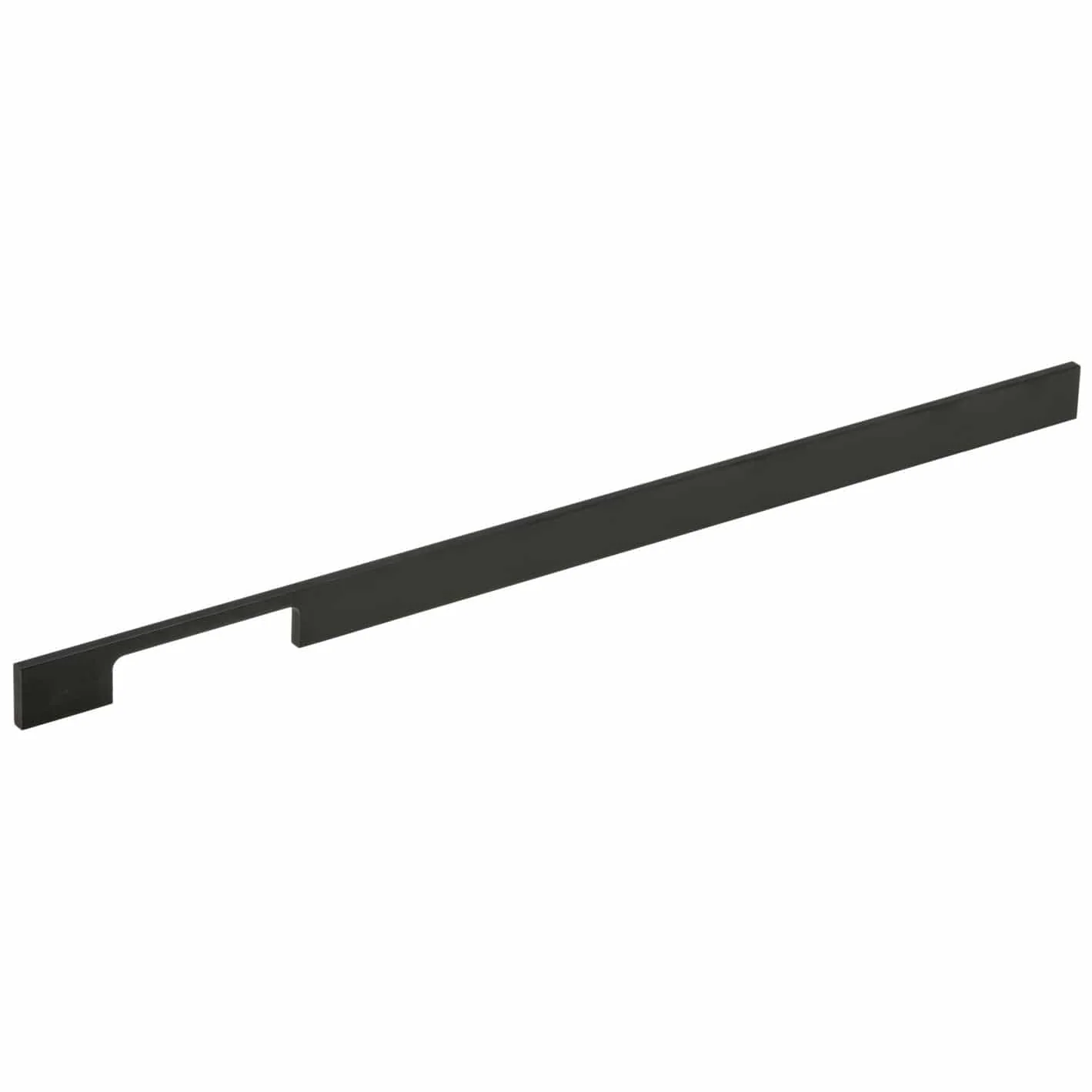 Contemporary Pull, 21-3/8" Center-to-Center, Matte Black