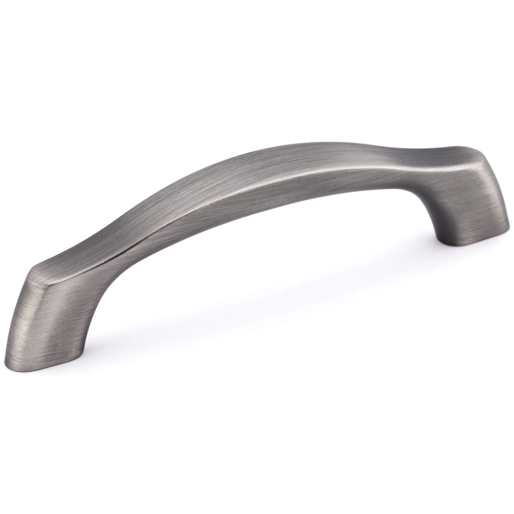 Contemporary Pull, 3-3/4" Center-to-Center, Antique Nickel