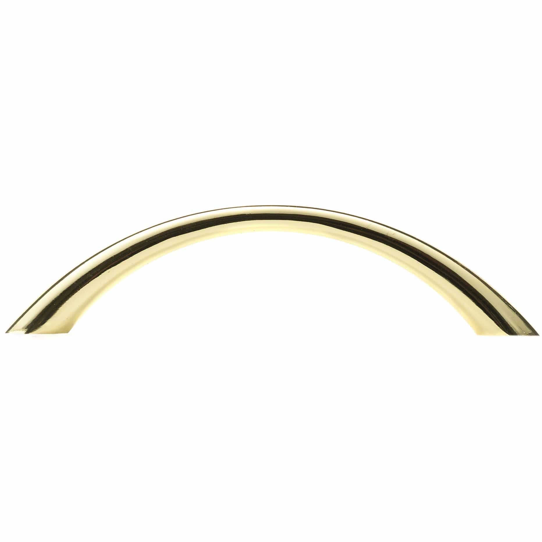 Contemporary Pull - 3-3/4" Center-to-Center - 13/32" W x 4-1/2" L - Brass - Image 3