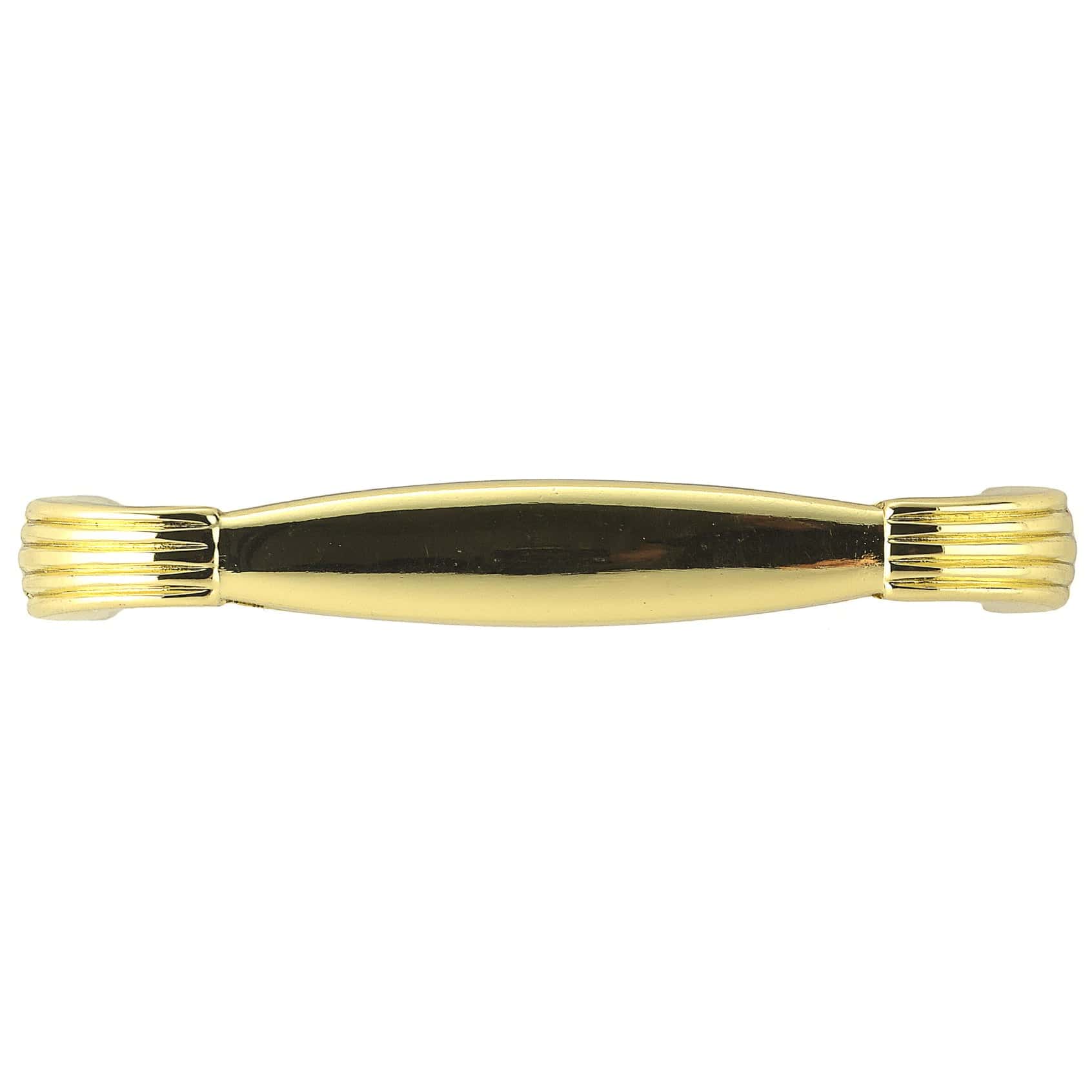 Contemporary Pull - 3-3/4" Center-to-Center - 19/32" W x 4-29/32" L - Brass - Image 2