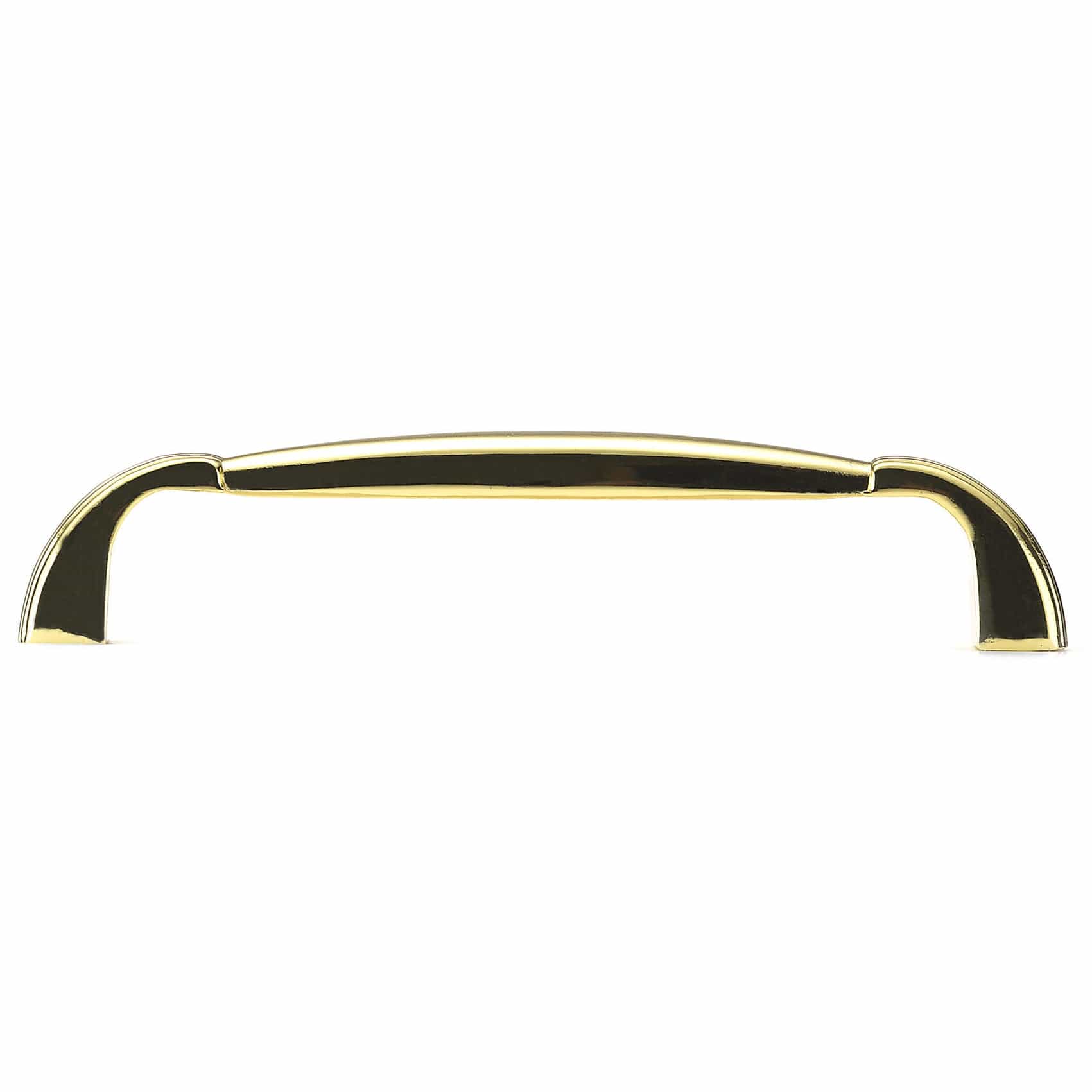 Contemporary Pull - 3-3/4" Center-to-Center - 19/32" W x 4-29/32" L - Brass - Image 3