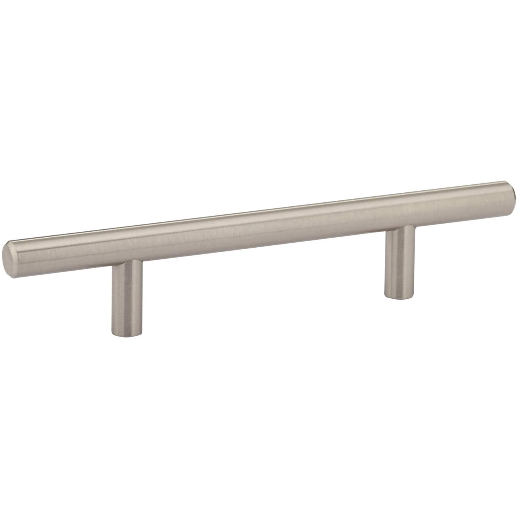 Contemporary Pull, 3-3/4" Center-to-Center, Brushed Nickel