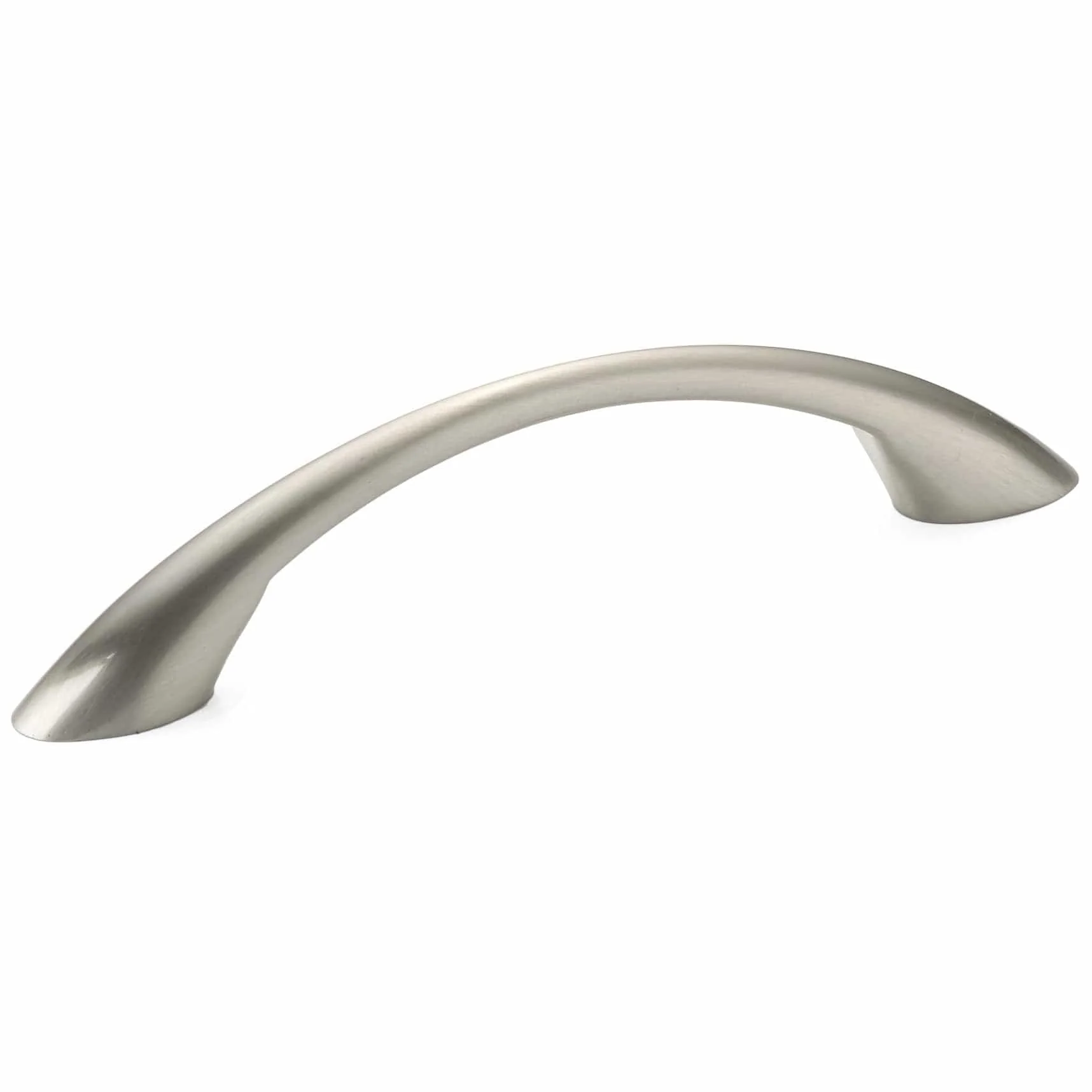 Contemporary Pull, 3-3/4" Center-to-Center, Brushed Nickel