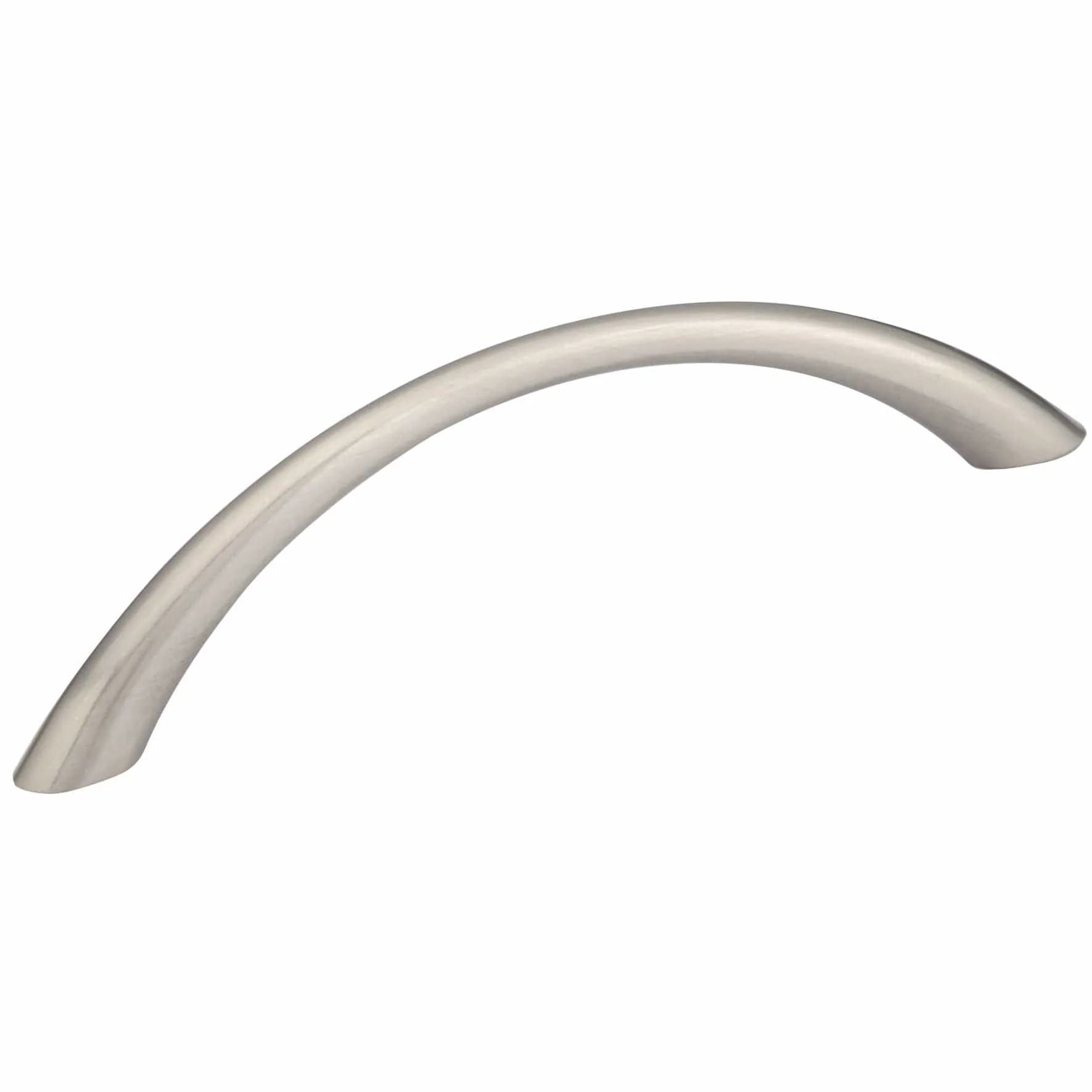 Contemporary Pull, 3-3/4" Center-to-Center, Brushed Nickel