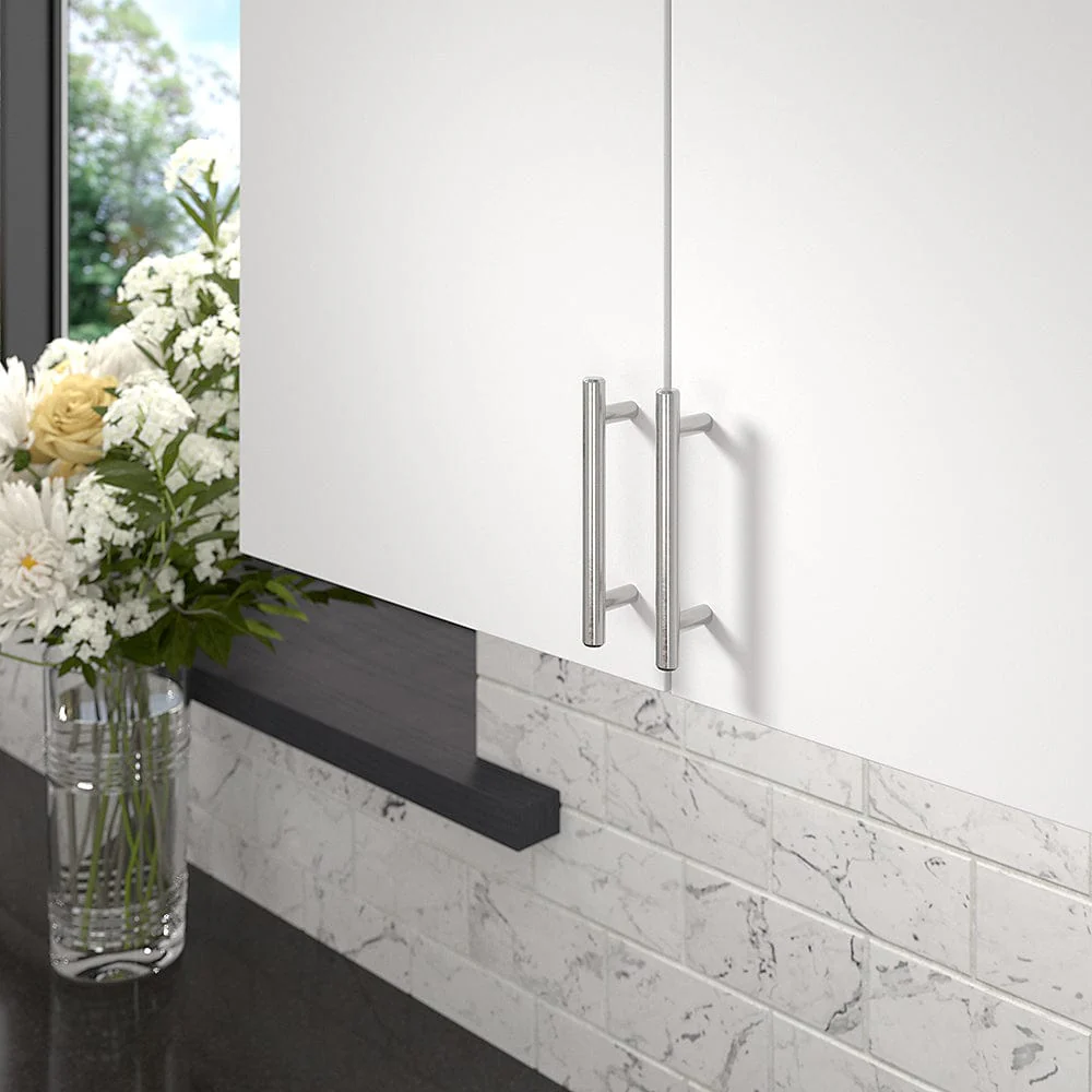 Contemporary Pull, 3-3/4" Center-to-Center, Brushed Nickel - Image 3