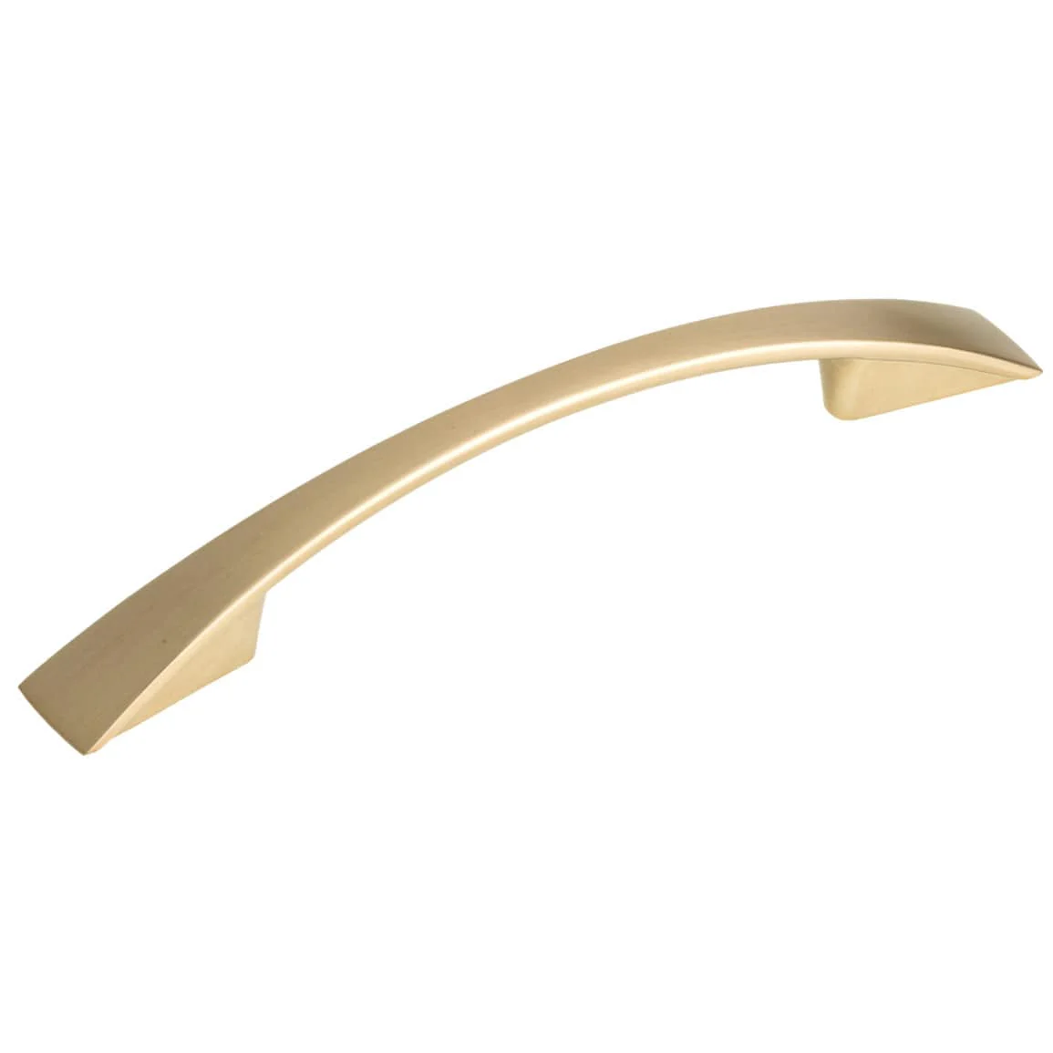 Refined Contemporary Metal Pull - Champagne Bronze - 3-3/4" Center-to-Center - 9/16" W x 5-7/16" L