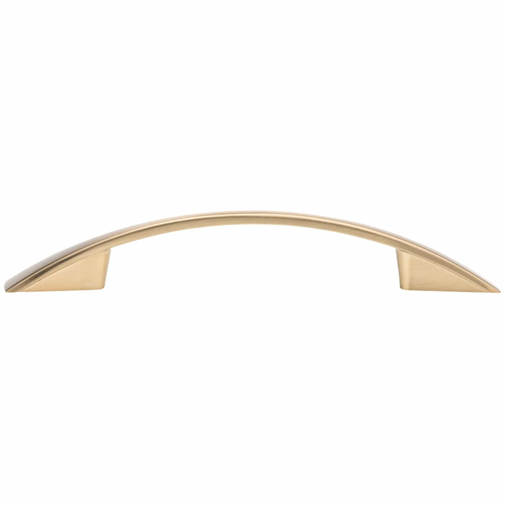 Refined Contemporary Metal Pull - Champagne Bronze - 3-3/4" Center-to-Center - 9/16" W x 5-7/16" L - Image 3