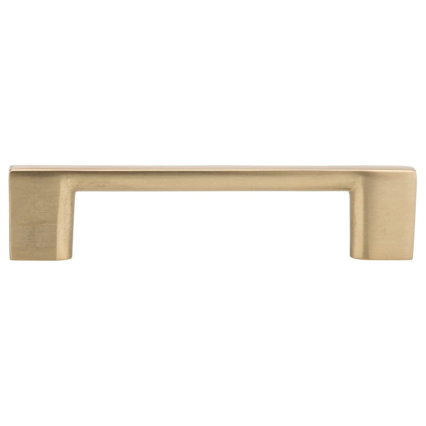 Contemporary Metal Pull - Champagne Bronze - 3-3/4" Center-to-Center - 11/32" W x 4-7/16" L - Image 3