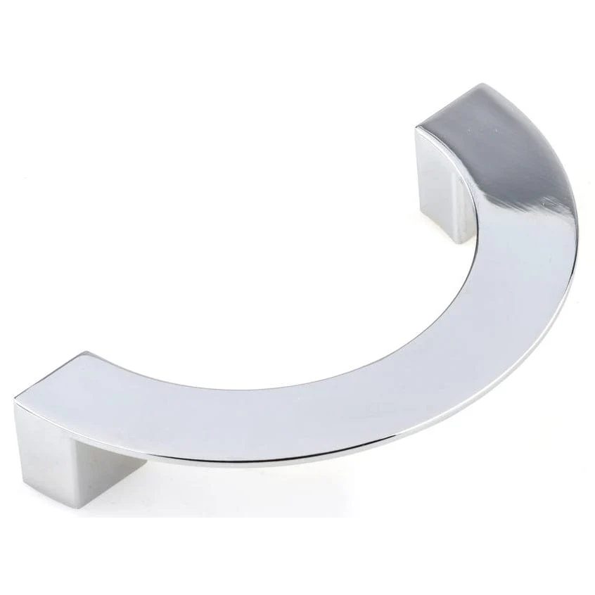Contemporary Pull - 3-3/4" Center-to-Center - 2-1/4" W x 4-7/16" L - Chrome - Image 4