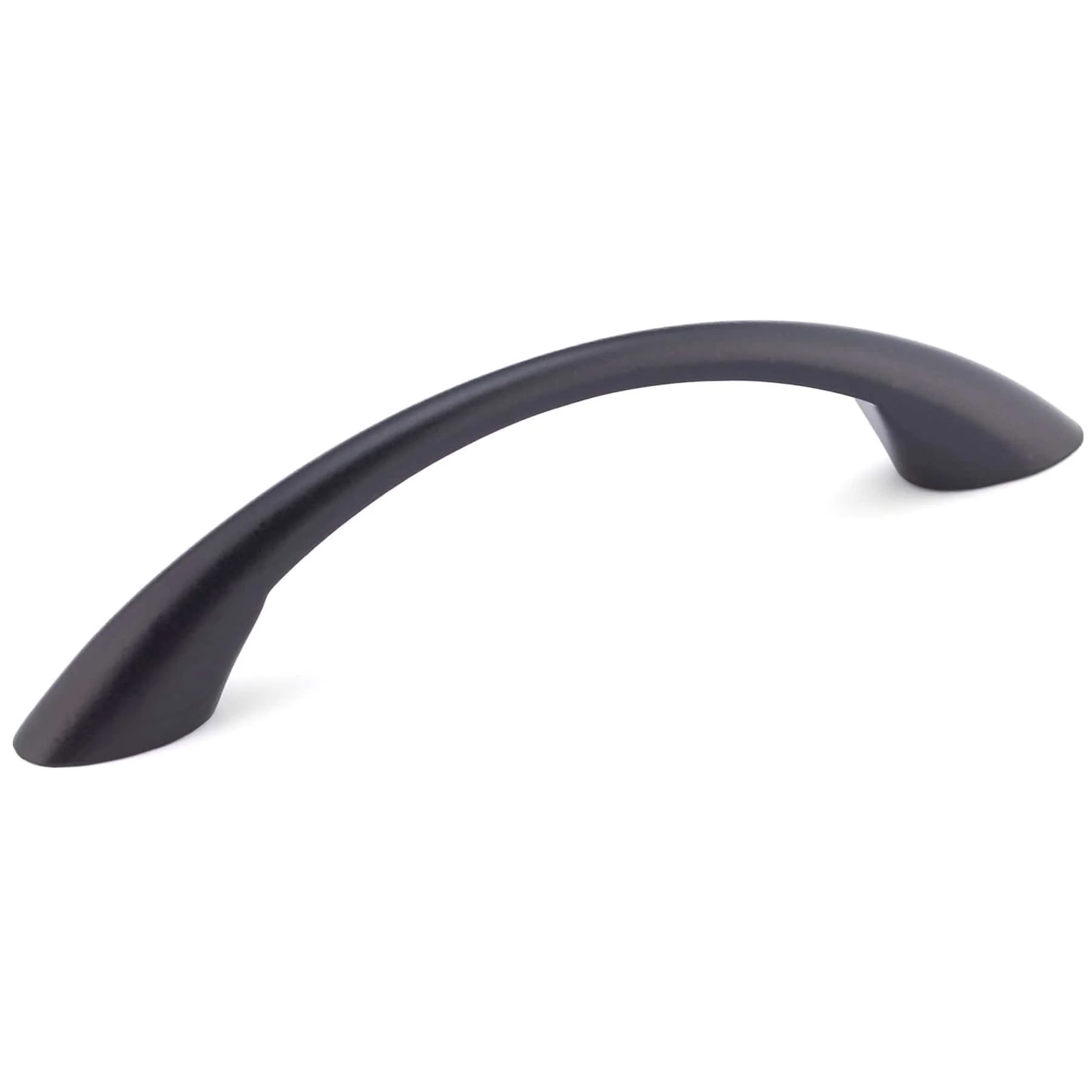 Contemporary Pull, 3-3/4" Center-to-Center, Matte Black
