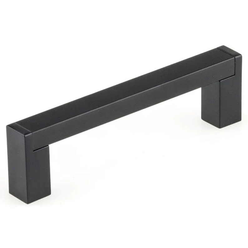 Contemporary Pull - 3-3/4" Center-to-Center - 15/32" W x 4-9/32" L - Matte Black