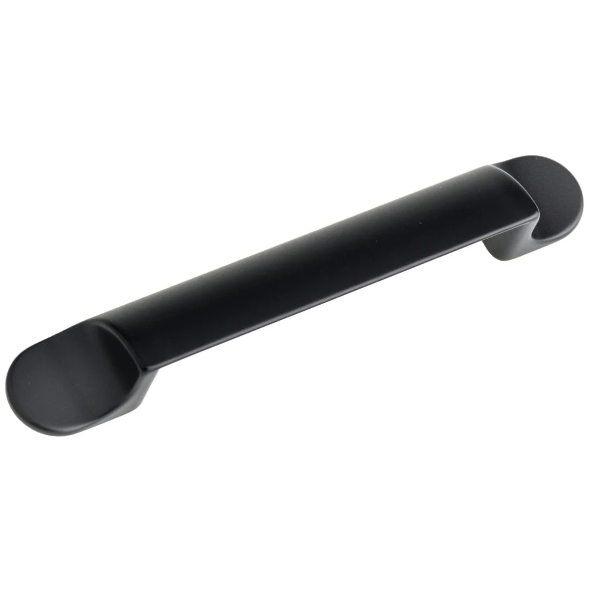 Contemporary Pull, 3-3/4" Center-to-Center, Matte Black