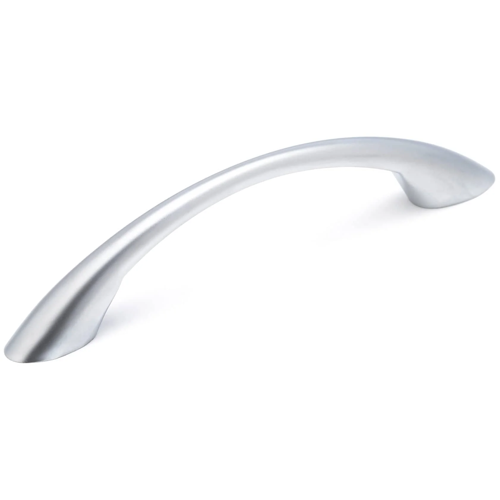 Contemporary Pull, 3-3/4" Center-to-Center, Matte Chrome
