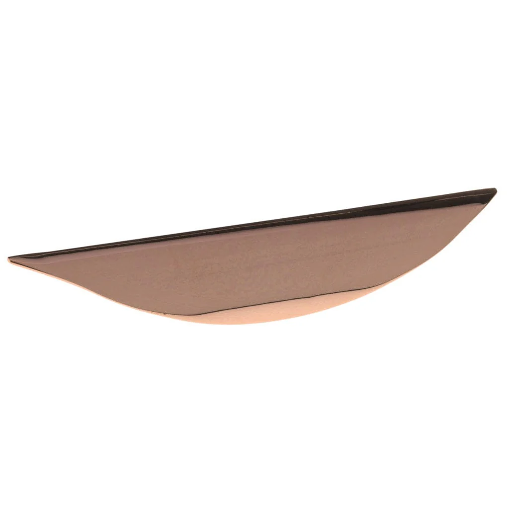 Contemporary Pull - 3-3/4" Center-to-Center - 15/16" W x 6-23/32" L - Polished Copper
