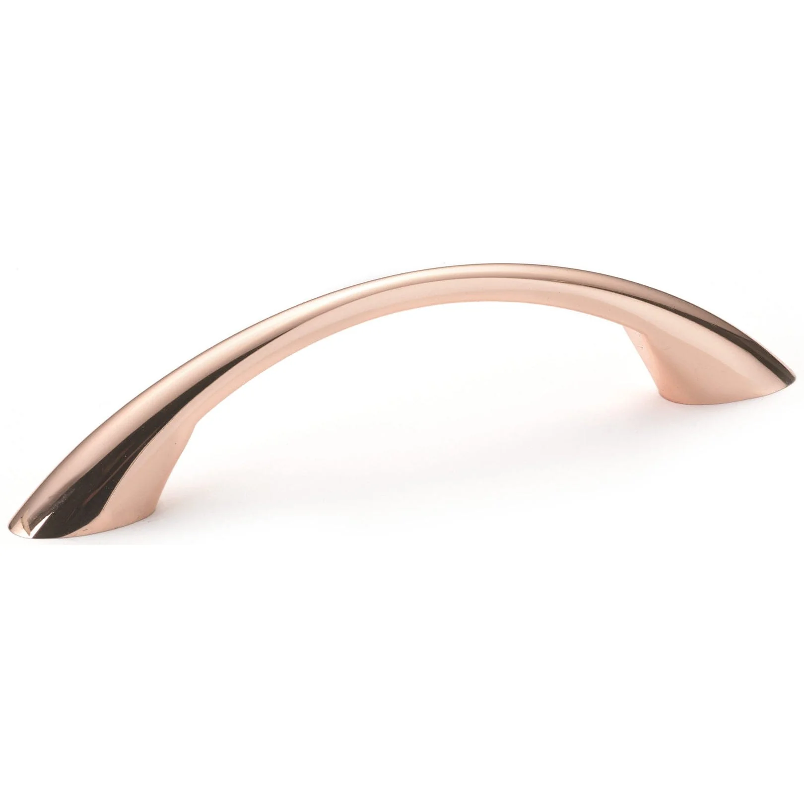 Contemporary Pull - 3-3/4" Center-to-Center - 9/16" W x 5-3/16" L - Polished Copper