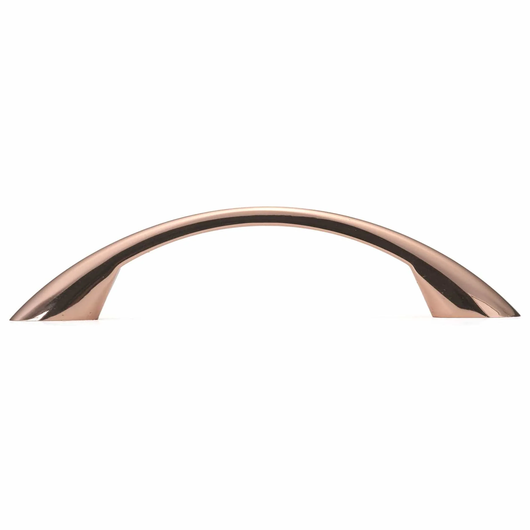Contemporary Pull - 3-3/4" Center-to-Center - 9/16" W x 5-3/16" L - Polished Copper - Image 3