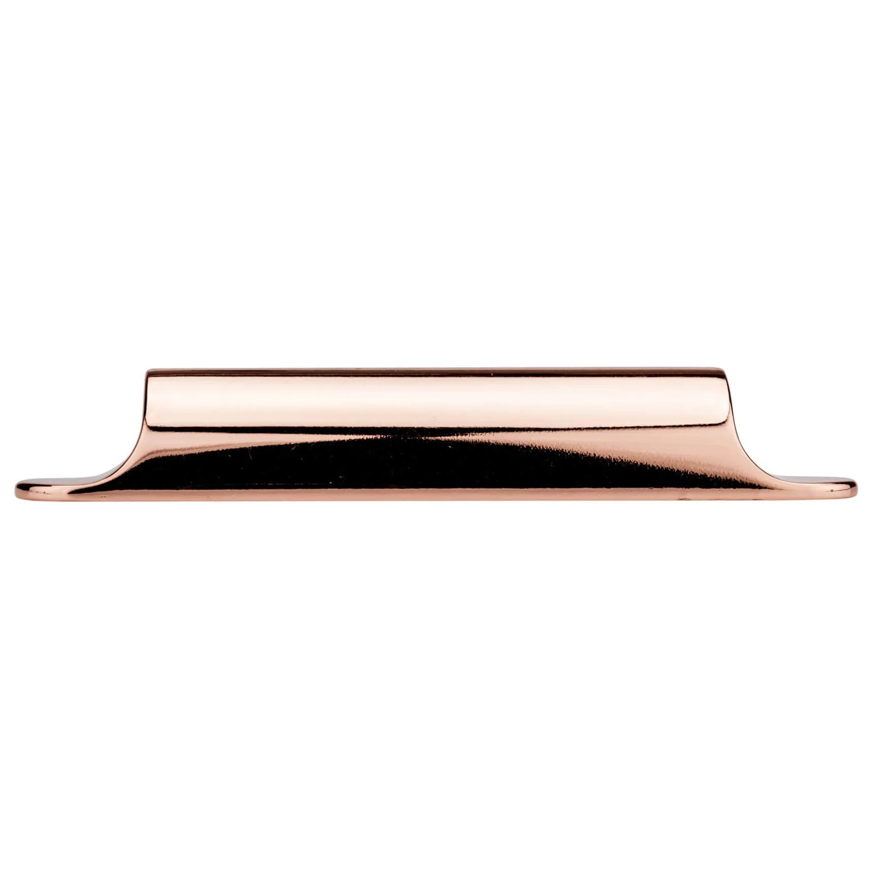 Contemporary Pull - 3-3/4" Center-to-Center - 7/8" W x 5-21/32" L - Polished Copper - Image 3